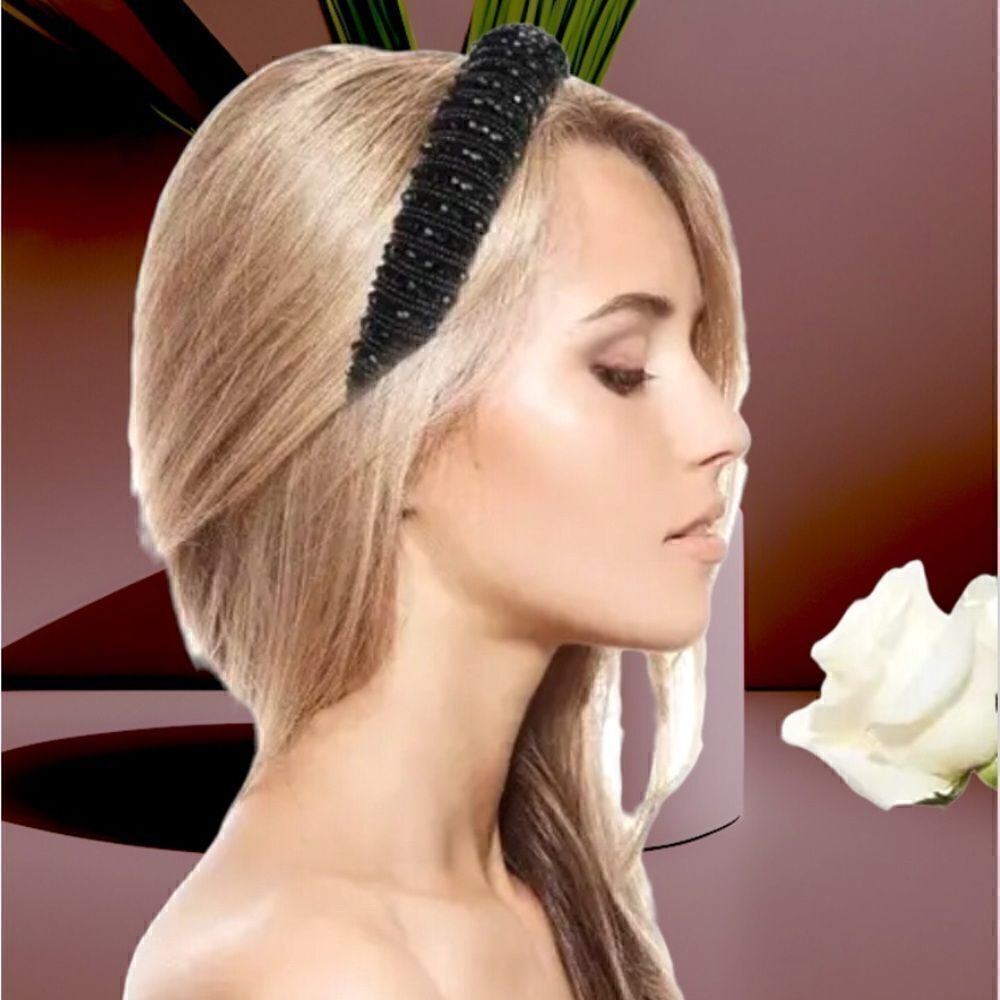 LUXURY BEADED AUSTRIAN CRYSTAL HEADBAND WOMEN ACCESSORY